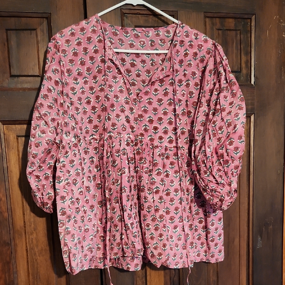 Floral Pink Women's Top